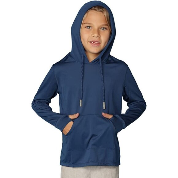 NWT INGEAR KIDS Lightweight Active SHIRT Color NAVY Size M - Picture 2 of 7